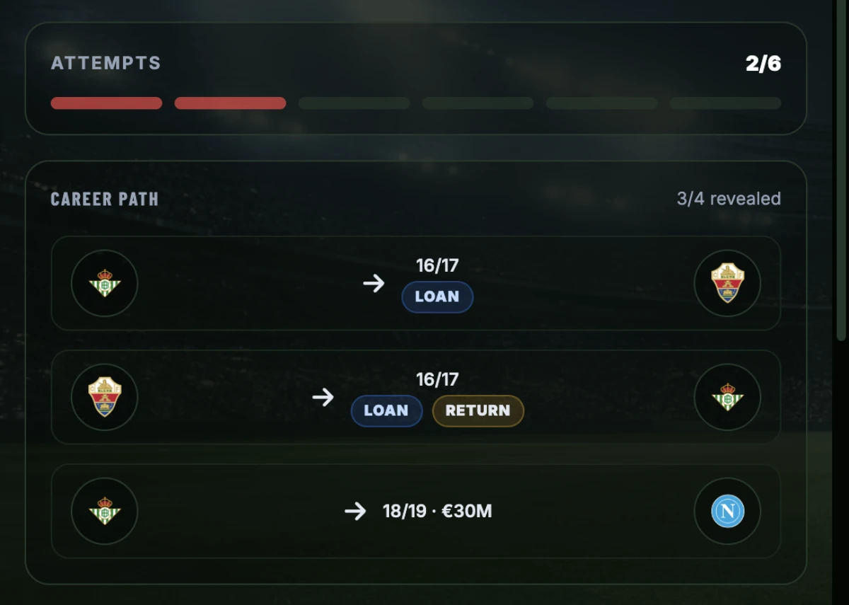 Path pills and transfer details mock